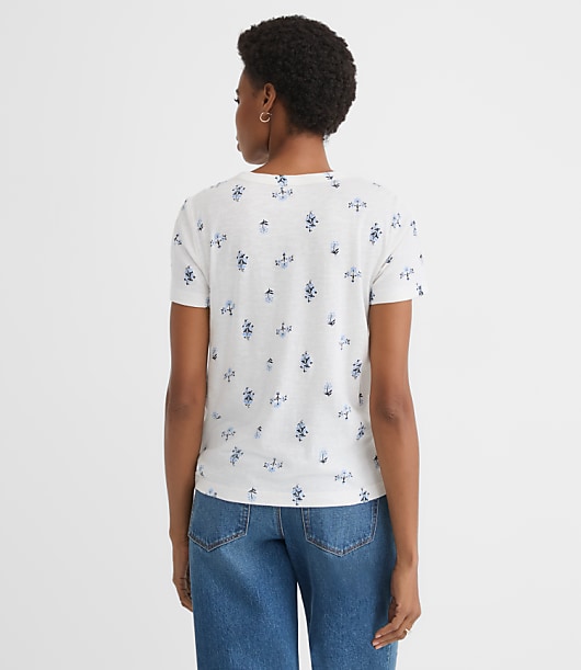 Floral Everyday Crew Tee