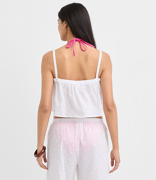 LOFT Beach Clip Dot Tank Top