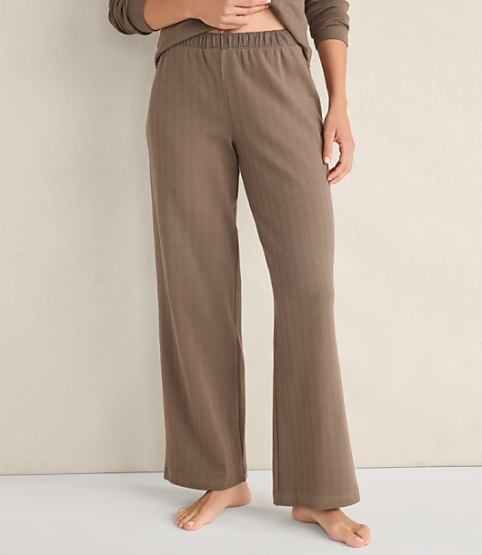 Loft Haven Well Within Organic Cotton Pointelle Pants