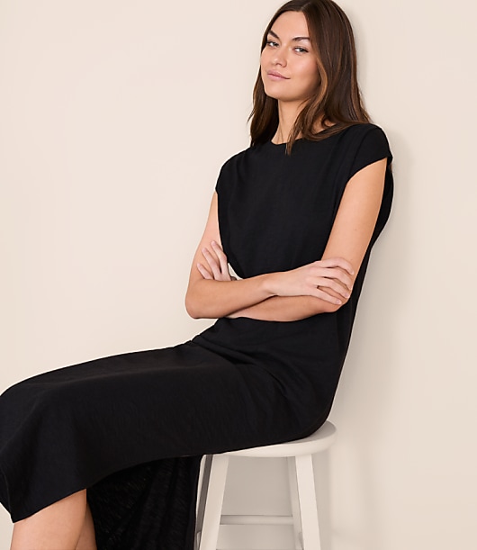 Petite Lou & Grey Muscle Tee Midi Pocket Dress