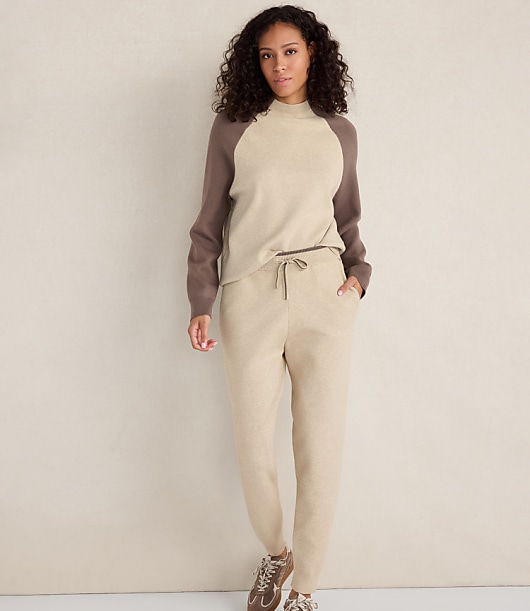Haven Well Within Viscose Blend Colorblock Crewneck