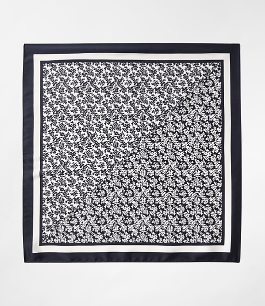 Floral Cluster Square Scarf