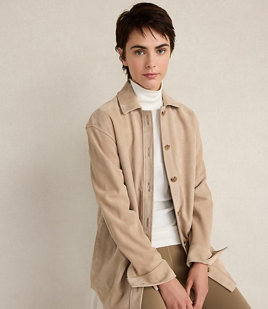 Haven Well Within Suede Shacket