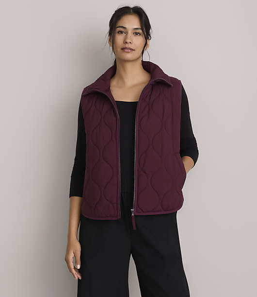 Lou & Grey Quilted Pocket Vest