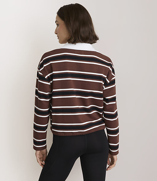 Lou & Grey Rugby Stripe Polo Top