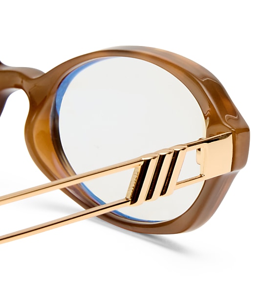 Le Specs Blue Light Lunita Glasses - Tortoise Shell Brown
