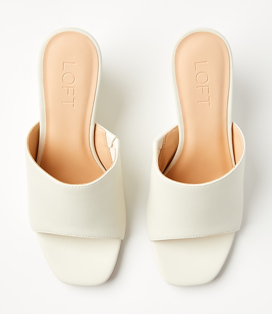 Curved Wedge Mules