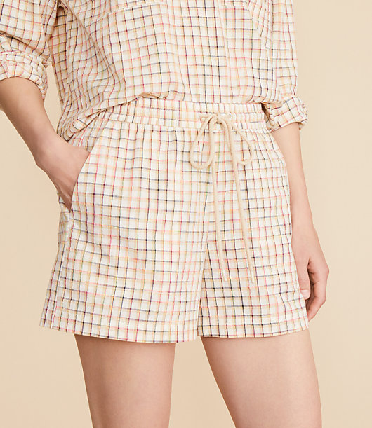 Lou & Grey Plaid Shorts