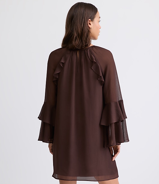 Petite Ruffle Mini Dress