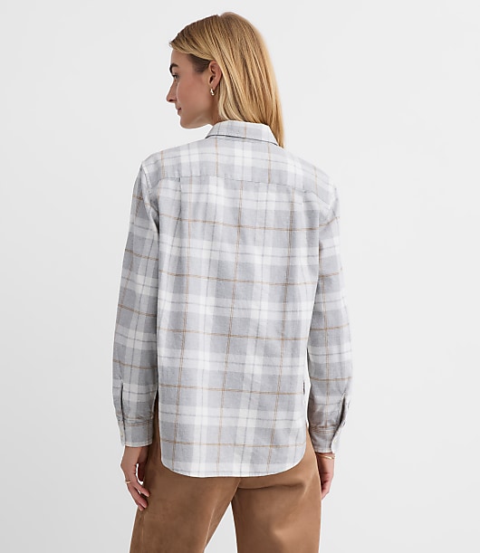 Plaid Flannel Everyday Relaxed Pocket Shirt
