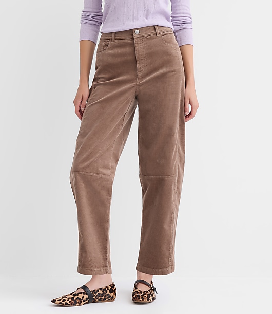 Tall Barrel Corduroy Pants