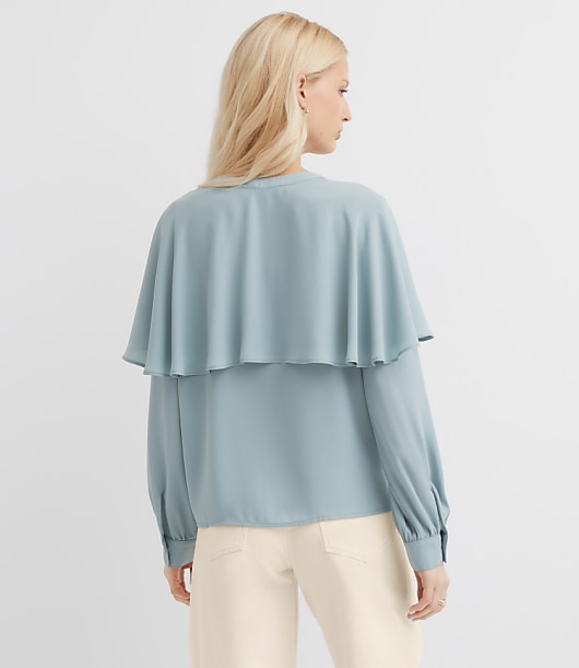 Petite Cape Blouse