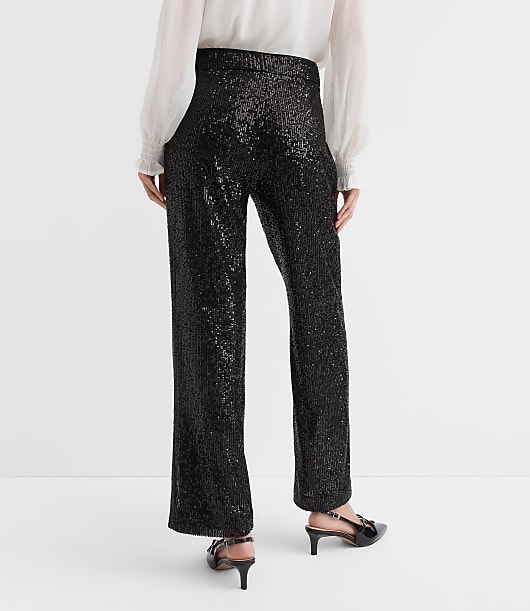 Tall Sequin Straight Pants