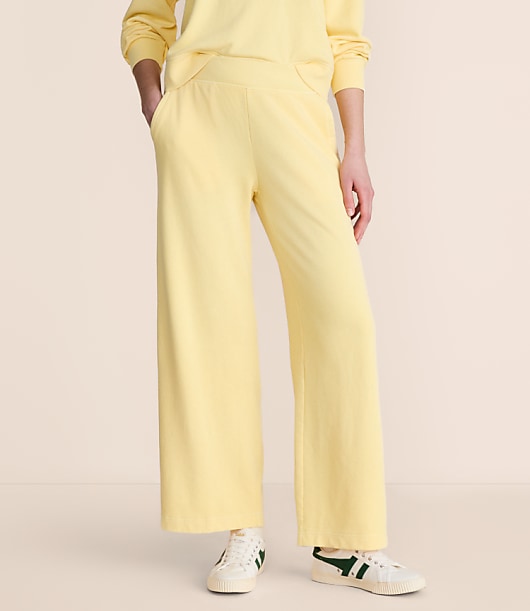 Lou & Grey Terrysoft Wide Leg Sweatpants