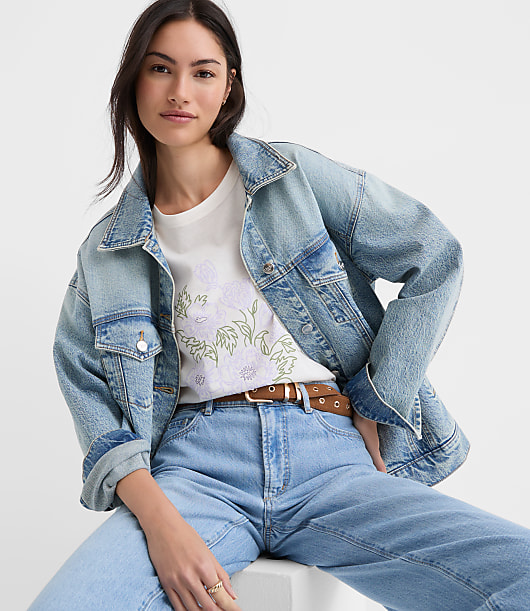 Floral Everyday Crew Tee