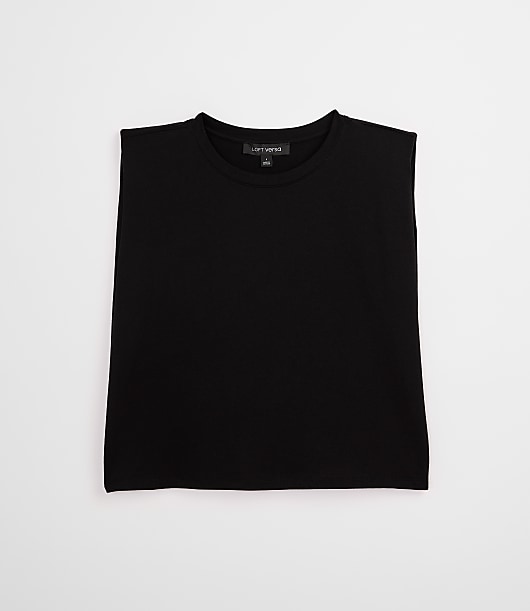 Petite LOFT Versa Cap Sleeve Jersey Top