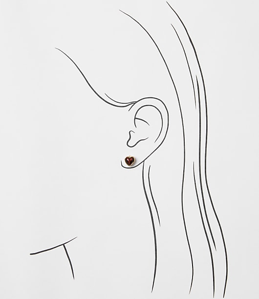 Heart Stud Earring Set