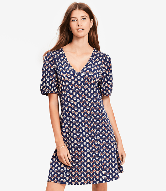 Garden Seamed Mini Dress