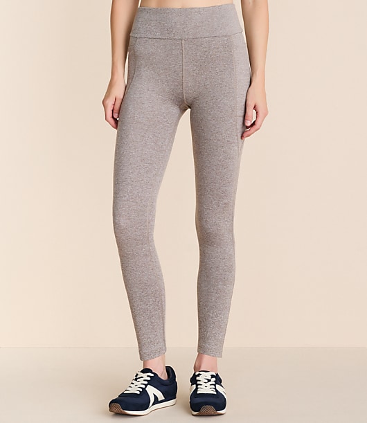 Petite Lou & Grey Heathered Brushedsoft Side Pocket 7/8 Leggings