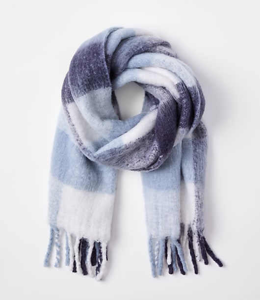 Plaid Blanket Scarf