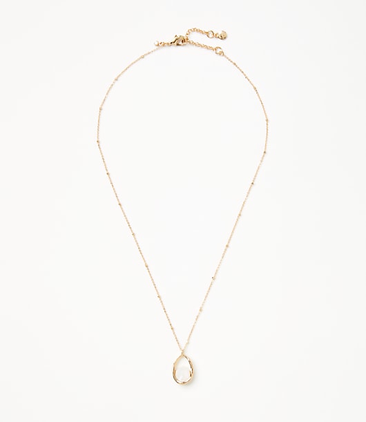 Loft Mother Of Pearl Center Necklace