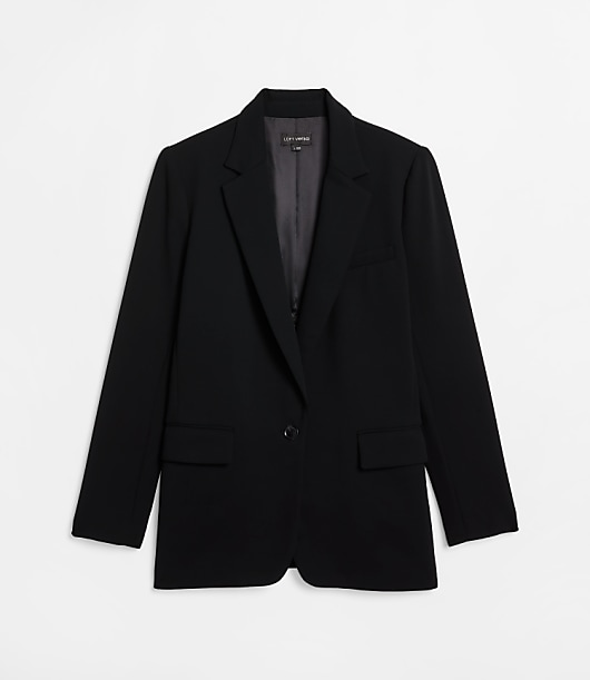 LOFT Versa Crepe Drape Relaxed Blazer