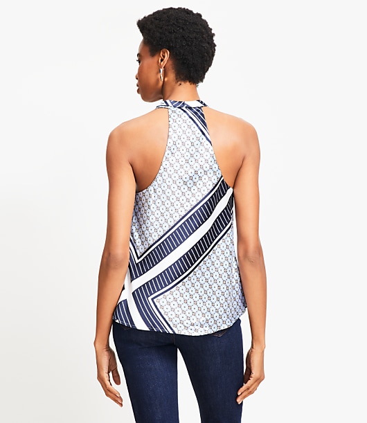 Foulard Satin Cowl Neck Cami