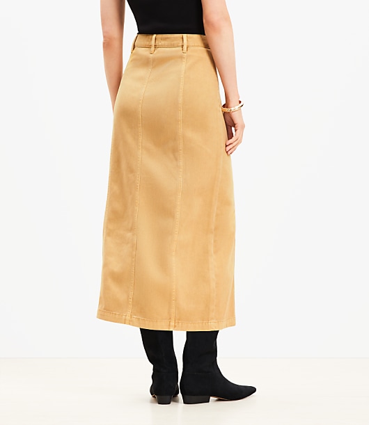 Tall Utility Pocket Midi Skirt