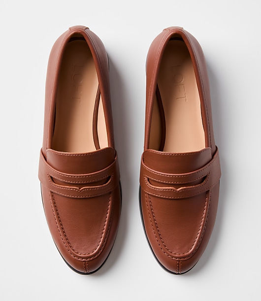 Penny Loafers - Cognac