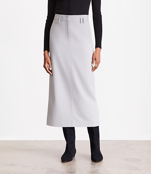 Petite LOFT Versa Seasonless Maxi Pocket Skirt