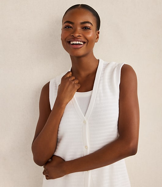 Haven Well Within Organic Cotton Linen Stitch Duster