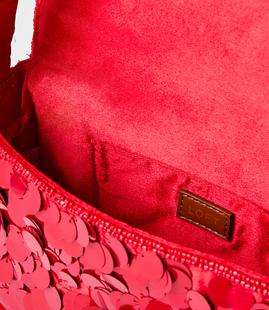 Sequin Beaded Shoulder Bag