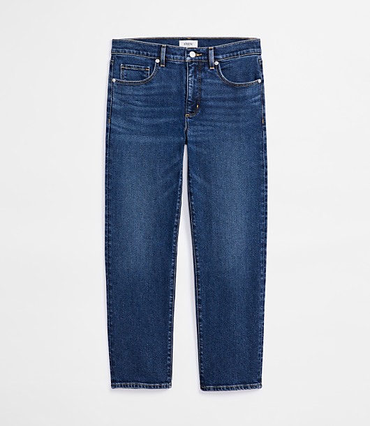 Rivete Petite Curvy Mid Rise Slim Jeans in Muse Wash