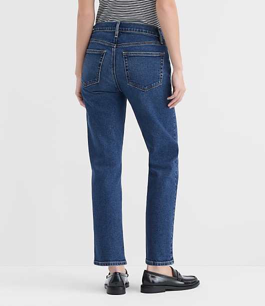 Rivete Curvy Mid Rise Slim Jeans in Muse Wash