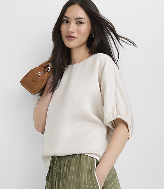Petite Cinched Dolman Top