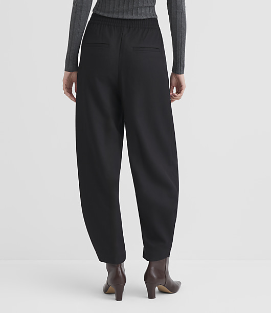 Adjustable Pull On Taper Pants in Twill