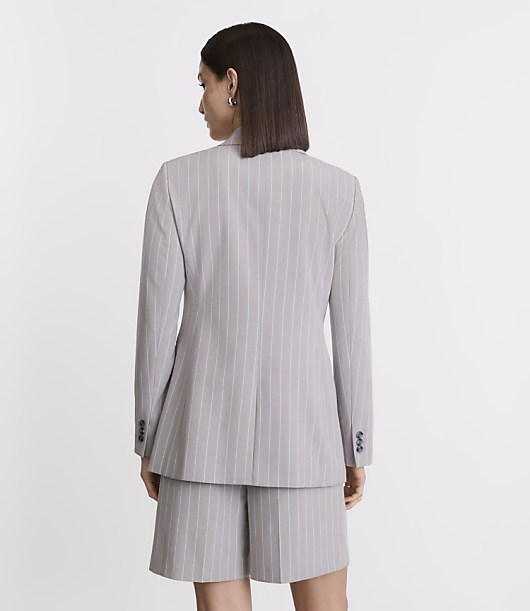 LOFT Versa Seasonless Stretch Tailored Blazer in Stripe