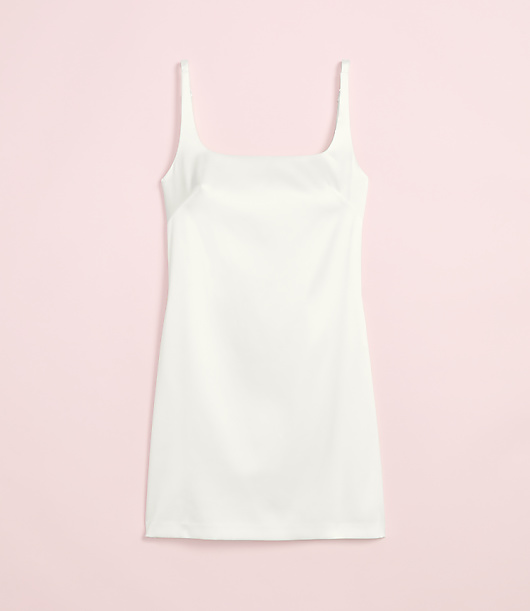 Lately Satin Cutout Back Mini Dress