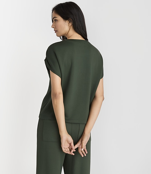 Petite Lou & Grey Scubasoft Cinched Shoulder Tee