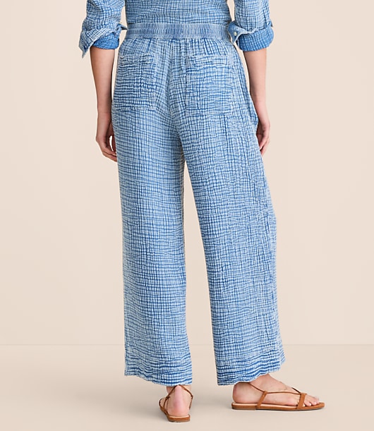 Petite Lou & Grey Triple Cloth Wide Leg Pants