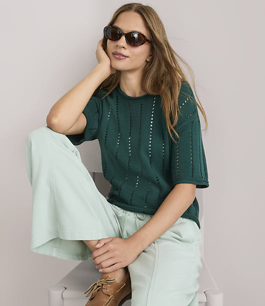 Lou & Grey Stitchy Sweater Tee