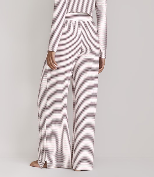 Petite Lou & Grey Striped Softened Modal Pajama Pants