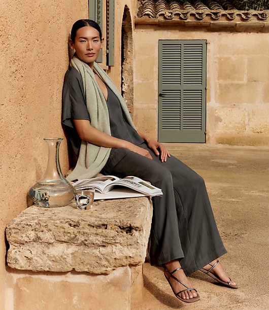 Haven Well Within Leather T-Strap Sandals