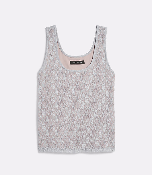Petite LOFT Versa Lace Scoop Neck Tank Top