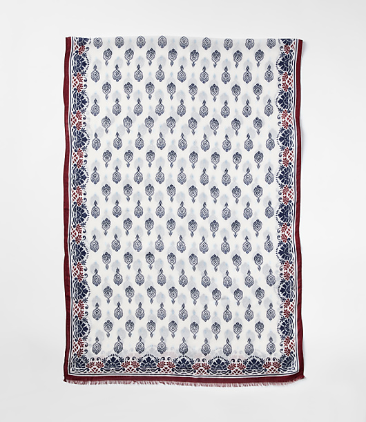 Border Paisley Scarf