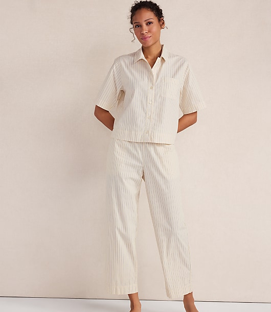 Haven Well Within Organic Cotton Poplin Gingham Pajama Top