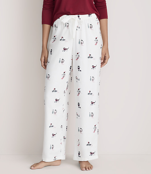 Lou & Grey Holiday Cat Pajama Pants