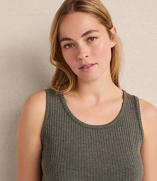 Haven Well Within Drapey Rib Knit Scoop Neck Tank
