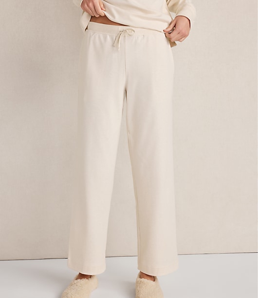 Loft Haven Well Within Botanical-Dyed Organic Cotton Interlock Pants
