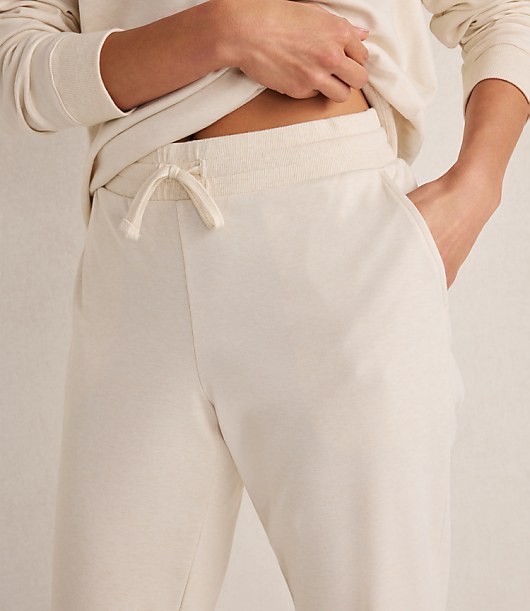 Haven Well Within Botanical-Dyed Organic Cotton Interlock Joggers